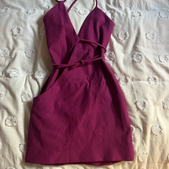 h:ours tie dress, purchased from revolve - Picture 5 of 5